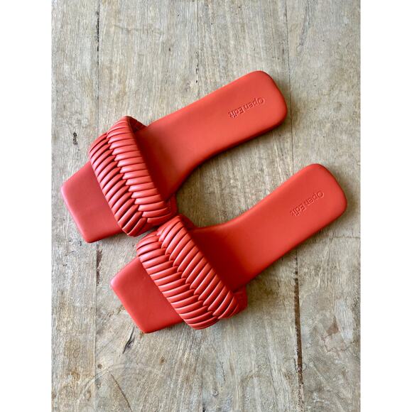 Open Edit - Linx - Slide Sandal - NWOB - Size 9 - Orange - Picture 4 of 5